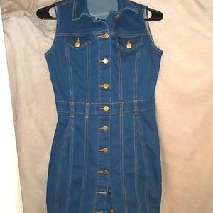 Denim dress